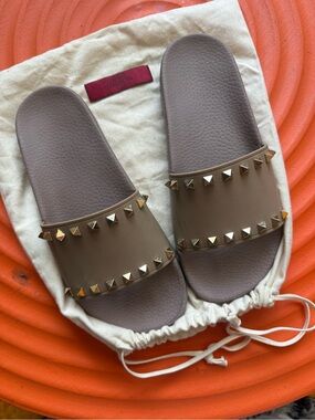 Valentino Slide Sandals